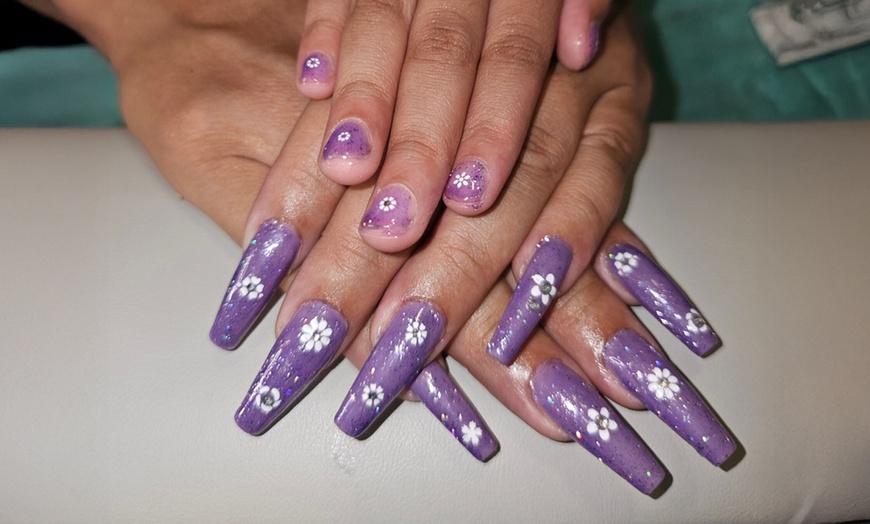 Image 4: Medium Acrylic, Gel-X, Hard Gel, PolyGel Full Sets & Gel Mani/Pedi