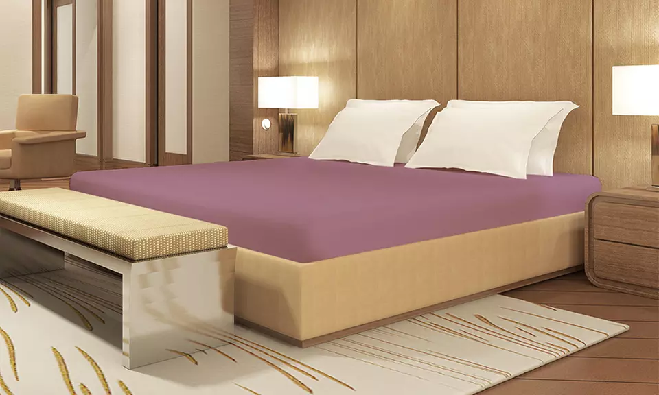 Lenzuolo sotto con angoli in puro cotone alta qualità Made in Italy