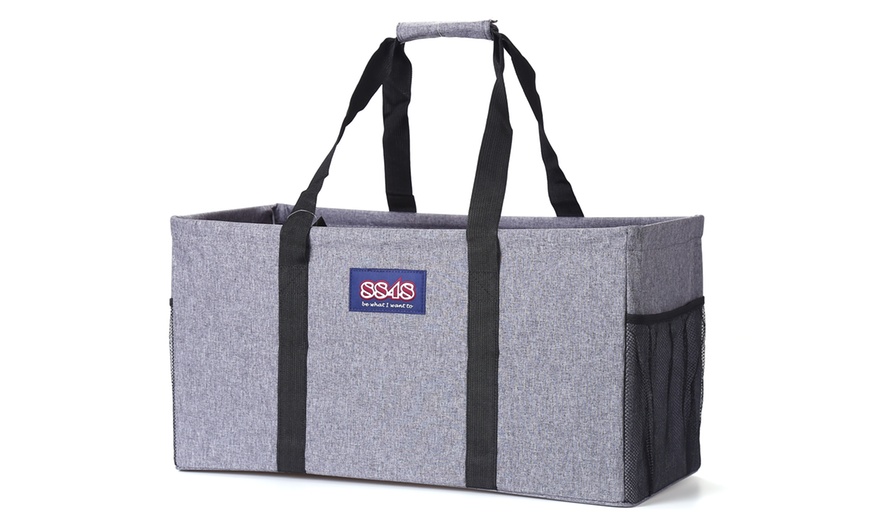 Reusable and Collapsible Grocery Shopping Utility Tote Bag | Groupon