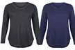 Instant Message: Plus Size Basics (2-Pack) - Second Medium