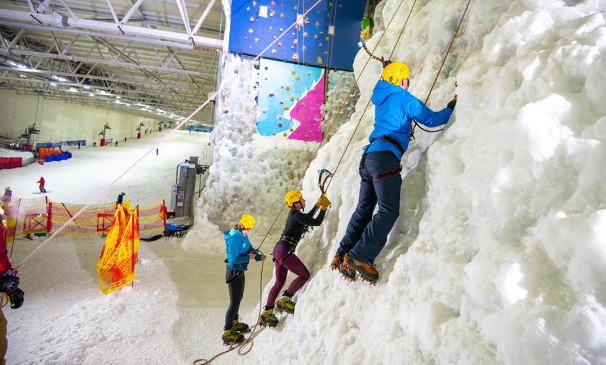 Image 1: Indoor Ice Wall Climbing