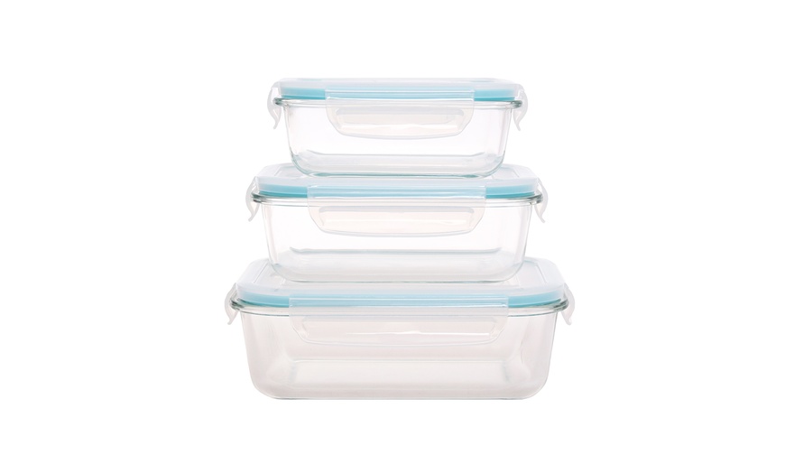 Image 3: Sabichi Glass Food Storage Set