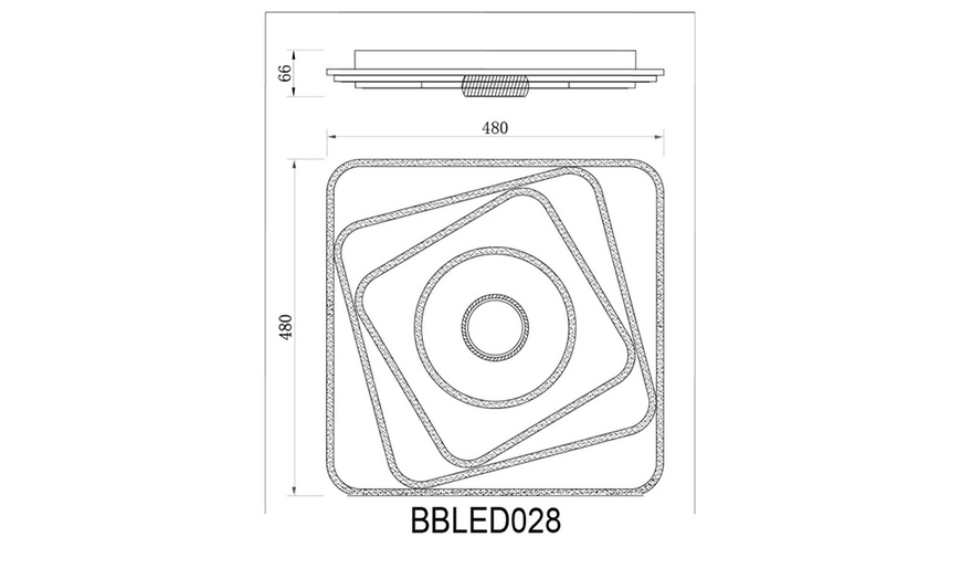 Image 55: Lampadari e plafoniere LED