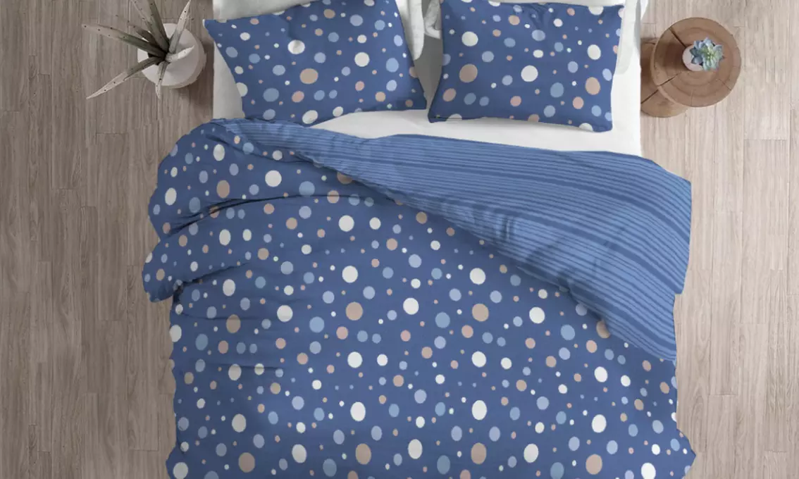 Copripiumini invernali linea 3027 fantasie pois, fiorate