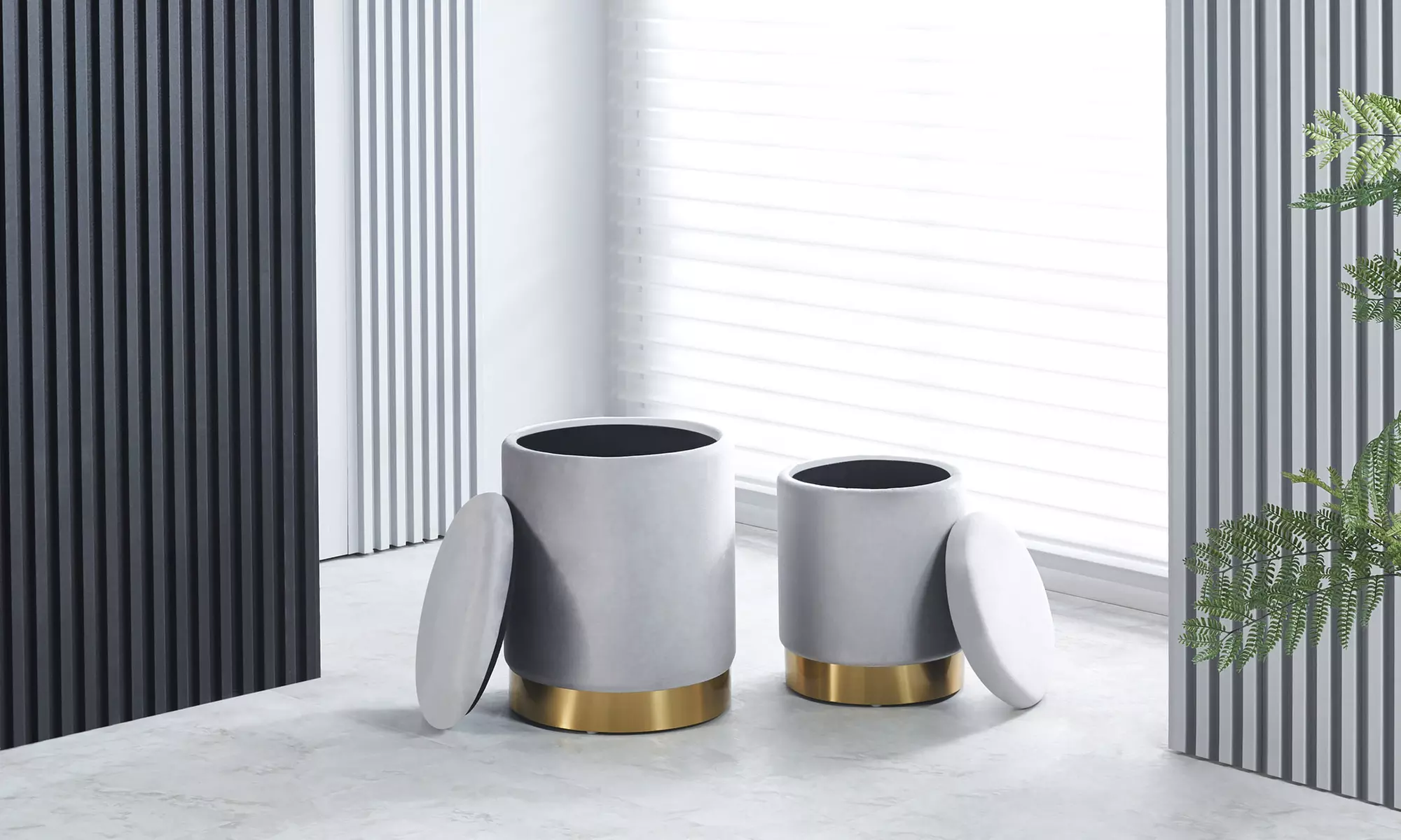 Coppia di pouf Bud&Terence