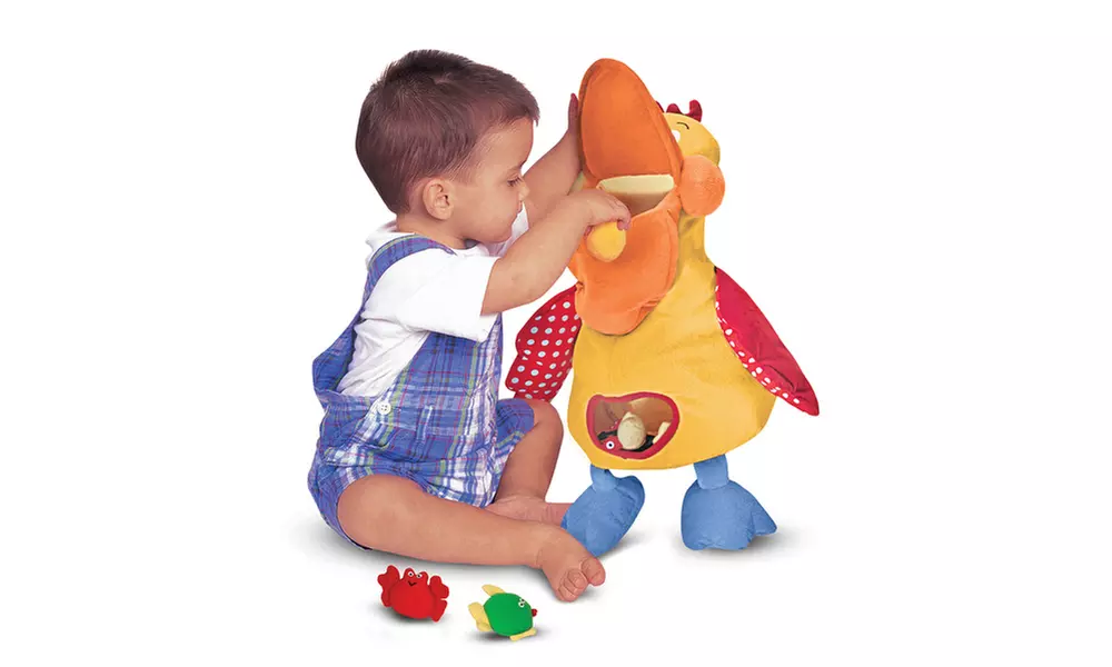 Melissa and Doug Hungry Pelican Soft Baby Educational Toy - Second Medium