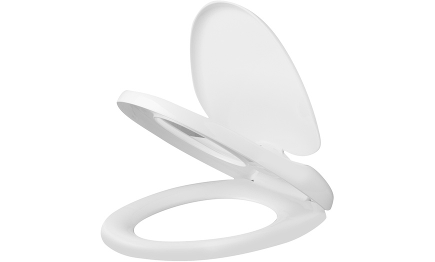 Image 2: Vinsani 2 in 1 Toilet Seat with Built-in Child Seat