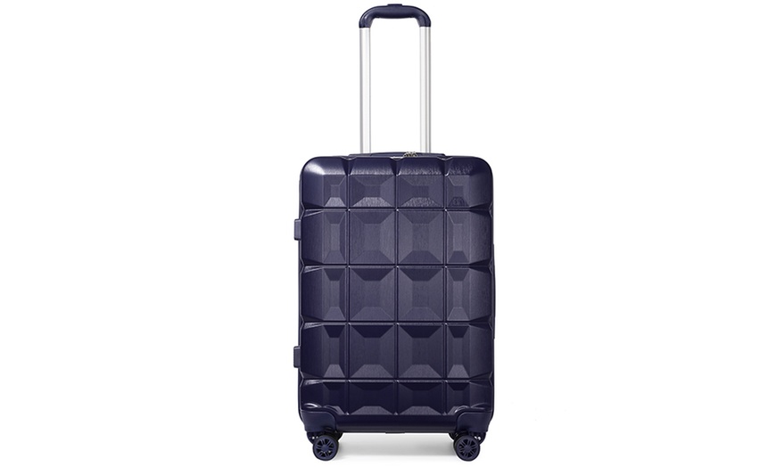 Image 22: One or Four Lightweight Hard Shell ABS Suitcases with TSA Locks