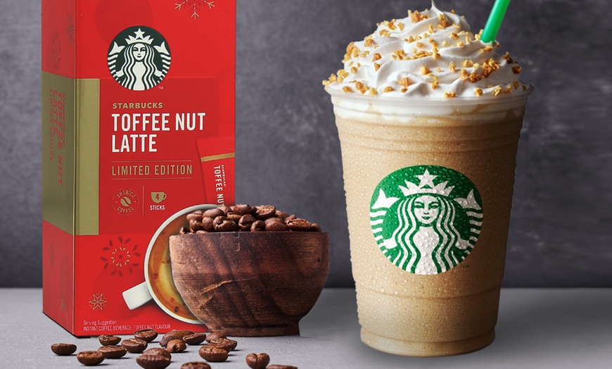 Image 3: 24 or 48 Starbucks Instant Toffee Nut Latte Sachets