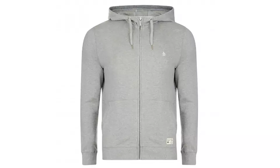 Sweat à capuche zippé à manches longues pour hommes de la marque Penguin - Second Medium