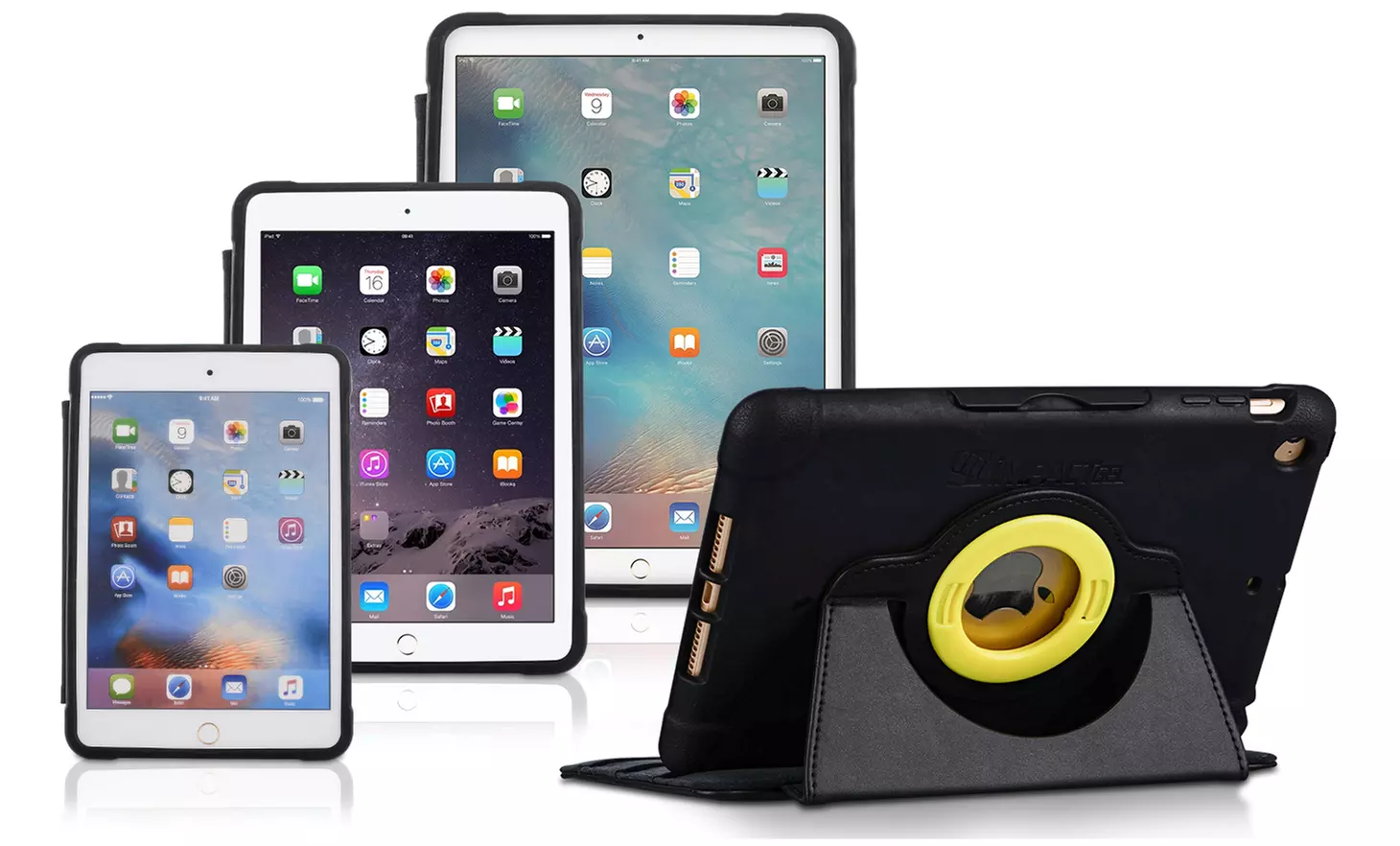 Impact Gel Rugged Rotating Case for iPads - Primary Image