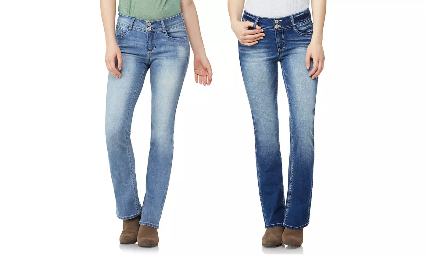 WallFlower Women's Luscious Curvy Bootcut Jeans - Primary Image