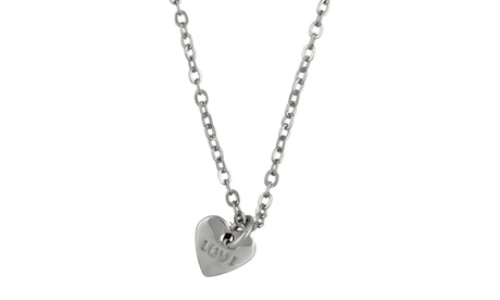 Collana con micro cuore Love