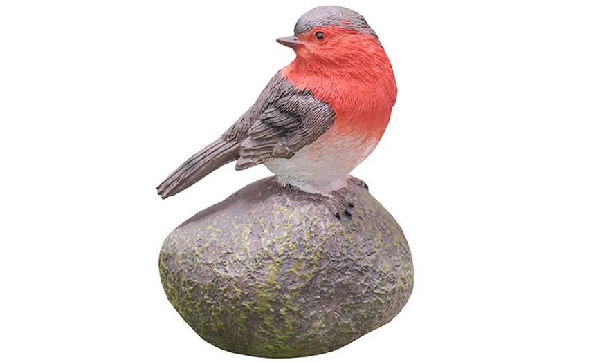 Image 10: One, Two or Four Robin Redbreast Garden Ornaments