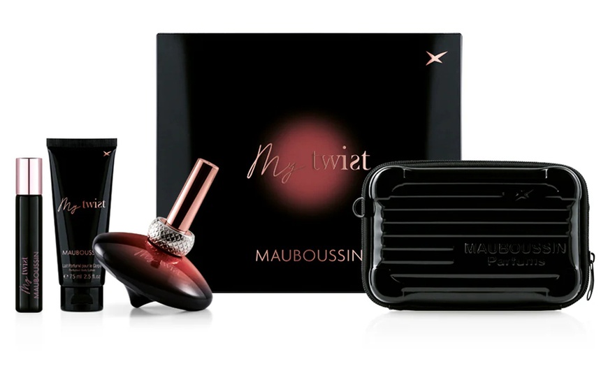 Image 6: Coffret Mauboussin avec eau de parfum, gel douche, travel spray et sac