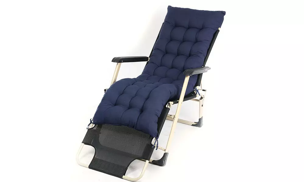 Sun Lounger Cushion Pad for Garden Recliner Chair
