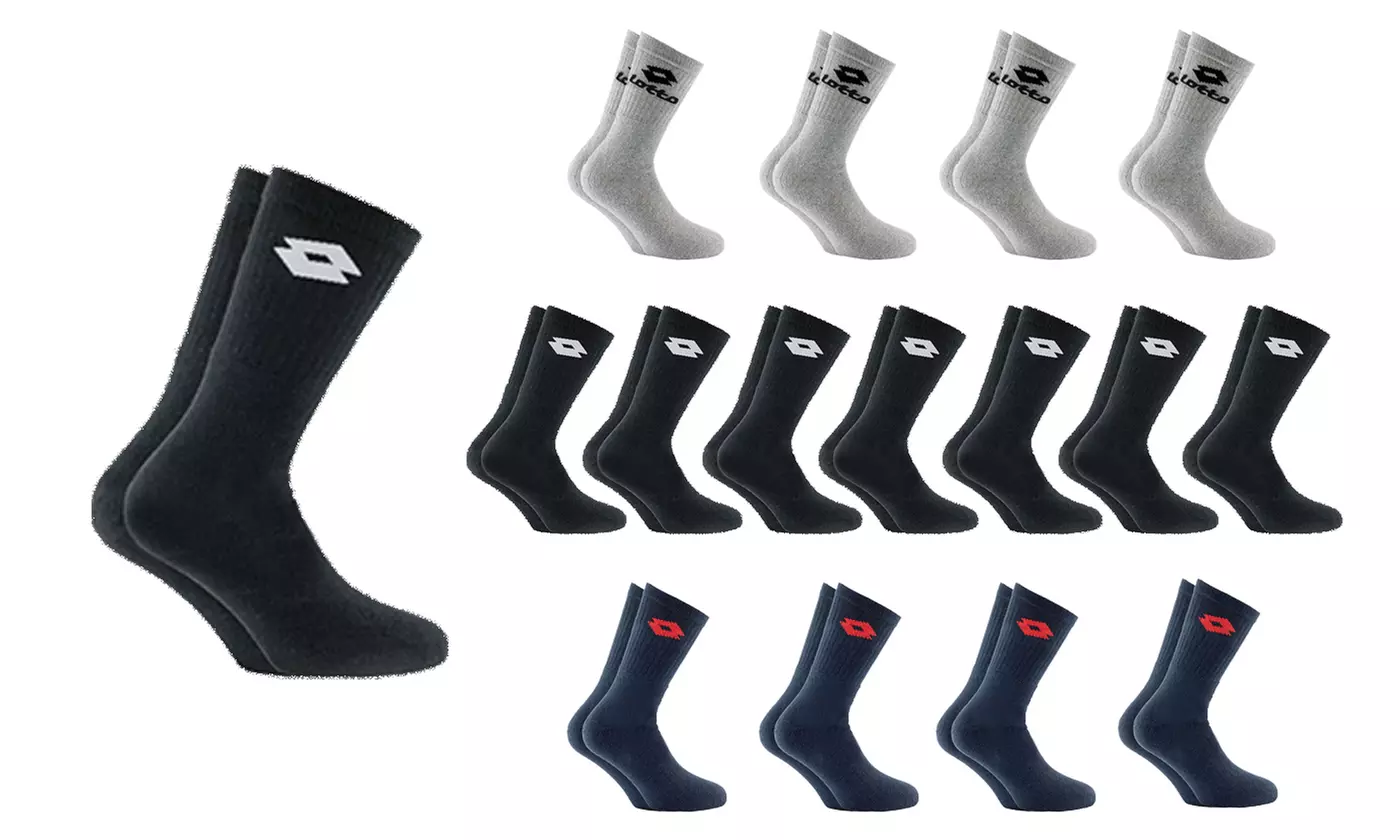 8, 12 o 16 paia di calze in cotone Lotto