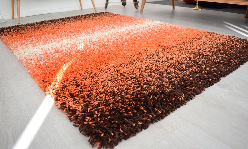 Image 5: Three-Tone Shaggy Rug, 5 Colours