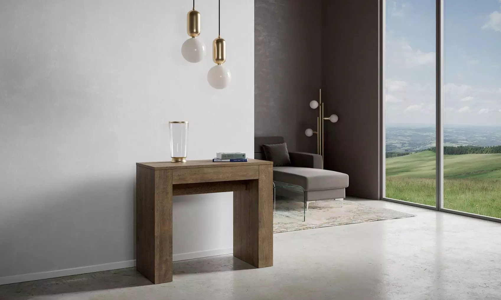 Mesa consola extensible Modem con 3 o 5 extensiones