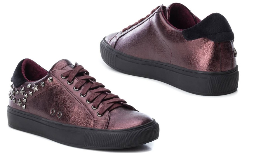 Image 4: XTI Metallic Low Sneakers