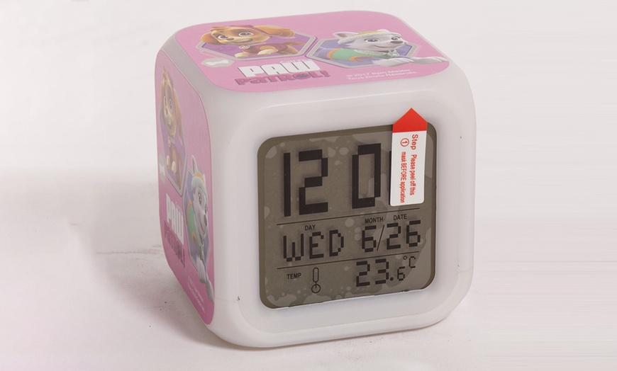 Image 3: Paw Patrol Digital Alarm Clock