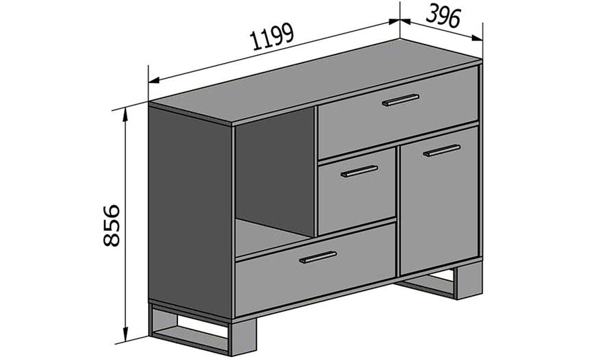 Image 26: Conjunto de muebles de estilo industrial