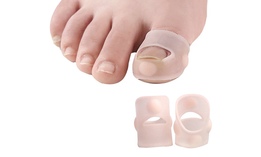 Image 2: One, Two or Five-Pack Of Silicone Ingrown Toenail Protector