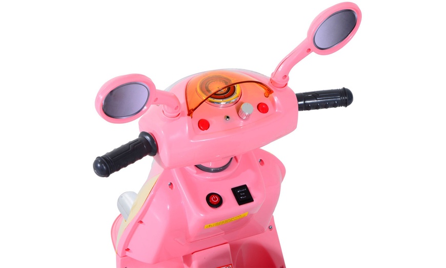 Image 4: HOMCOM Kids Electric Toy Tricycle