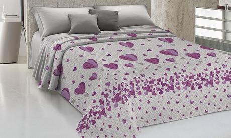 Copriletto in tessuto piquet Mongolfiera Made in Italy disponibile in 2 misure e 3 colori