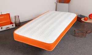 Orange Wavy Memory Foam Mattress