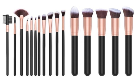 1 ou 2 packs de pinceaux de maquillage avec pochette