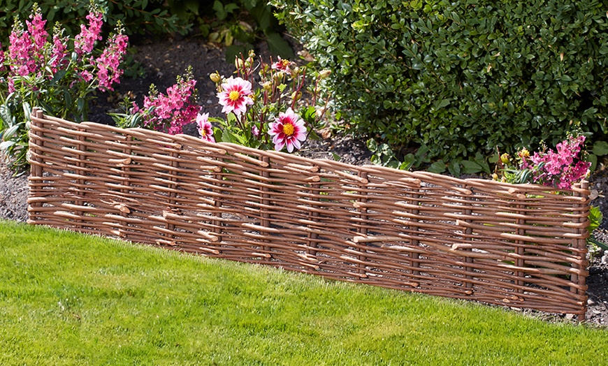 Image 4: Two- or Four-Pack of Woven Willow Borders