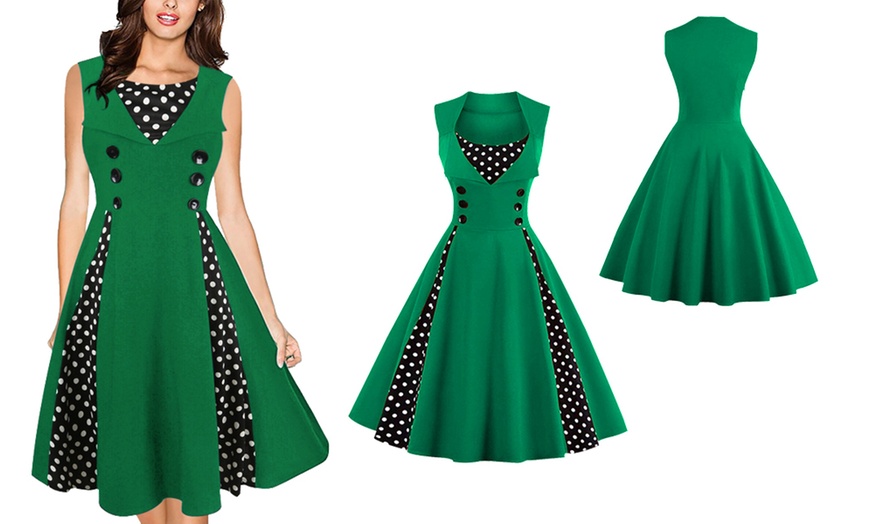 Image 9: Robe à pois