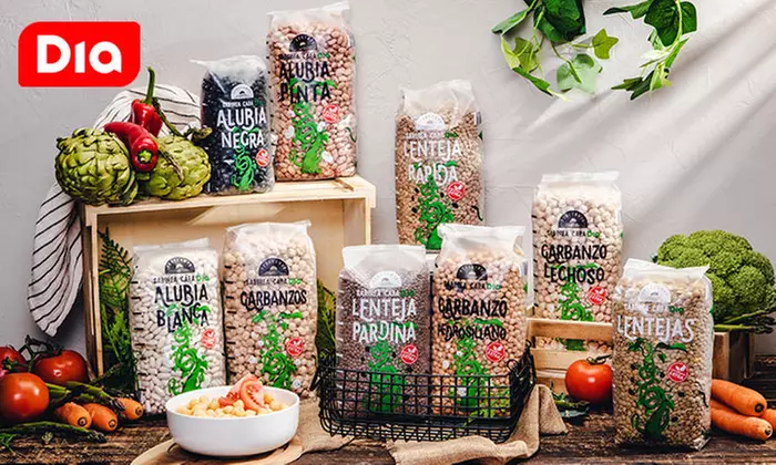 Paga 4,95 €  y consigue 45 € para tus tres compras online en la página web de Dia - Second Medium