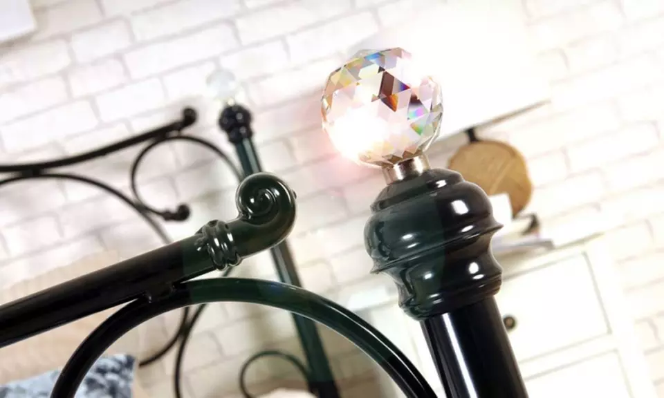 Crystal Bed Frame with Optional Mattress - Image 4