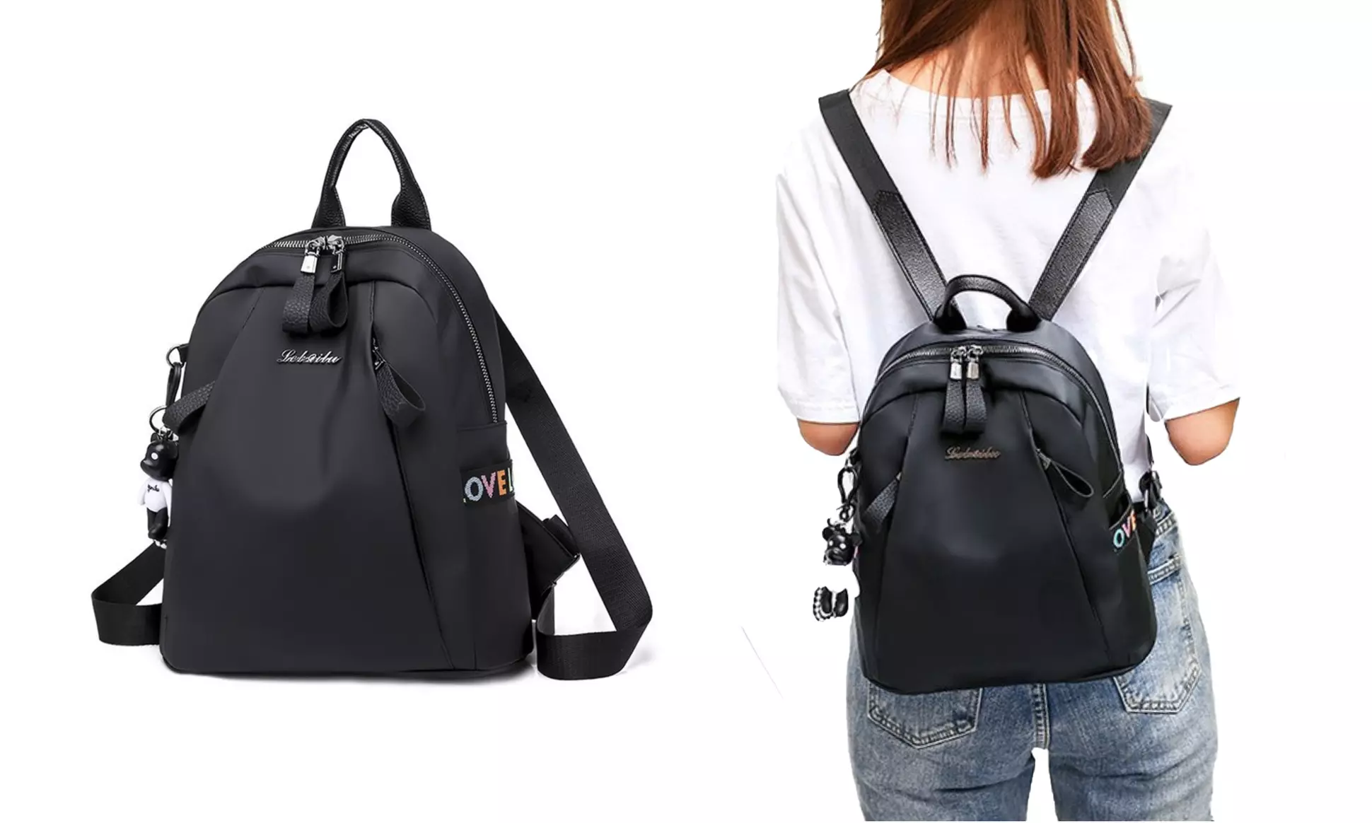 Sac à dos Megan en Nylon, 2 coloris au choix - Second Medium