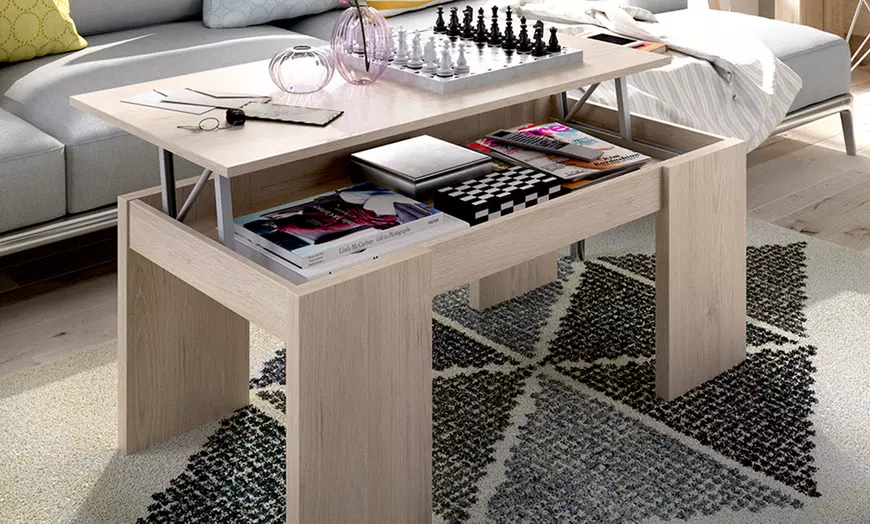 Image 14: Mesa de centro elevable