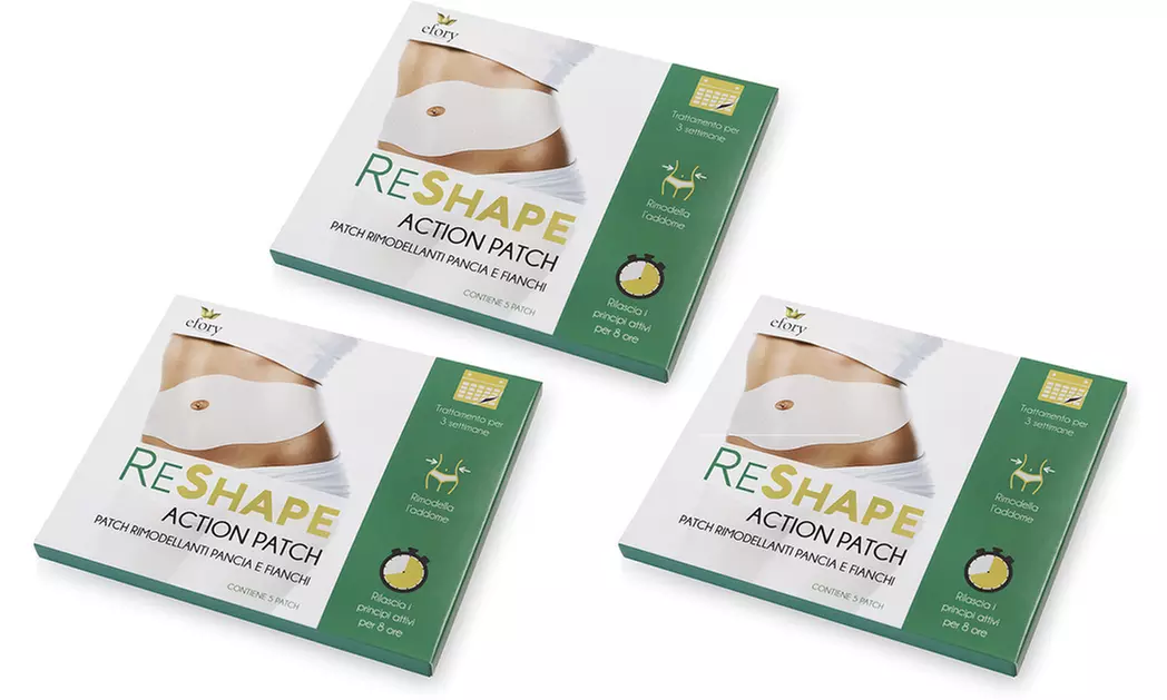 Patchs pour la graisse abdominale et la cellulite, Efory Cosmetics, confortables et efficaces - Second Medium