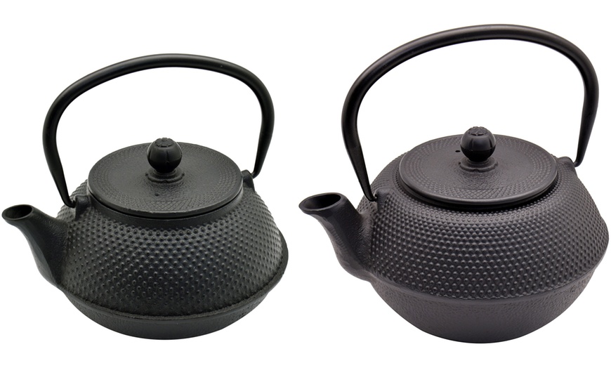 Image 1: Cast Iron Teapot