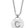 Image 4: Collana con lettera cuore realizzata con cristalli di Swarovski®