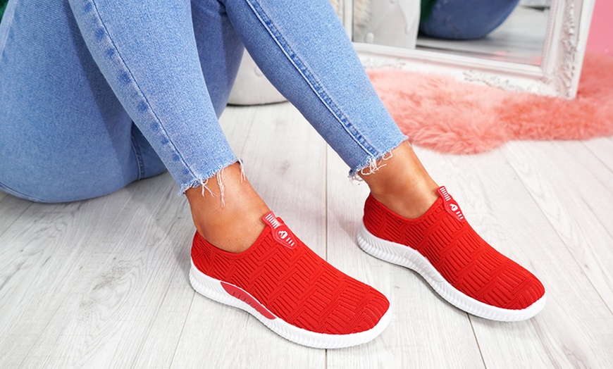 Image 27: Women's Sock-Style Trainers