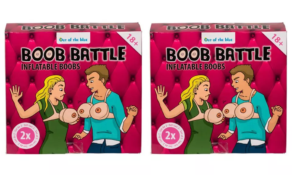1 o 2 giochi per adulti Boobs Battles, seni gonfiabili - Image 2