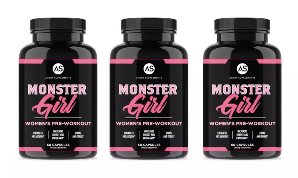 Monster Girl Women's Pre-Workout Supplement (60-, 120, or 180-Count) - Primary Image