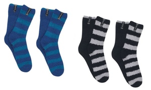 Four Pairs of Bonds Men's Super Soft Crew Socks 