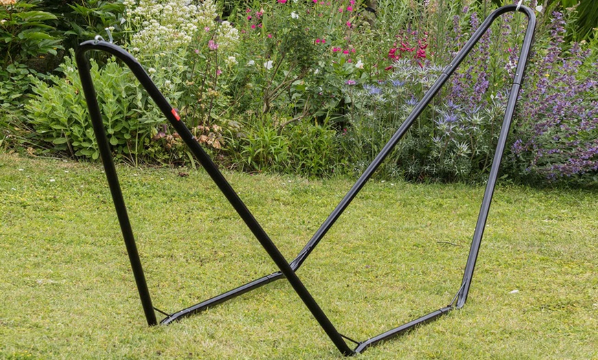 Image 1: Garden Hammock Stand