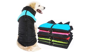 Water Resistant Zip-up Dog Coat