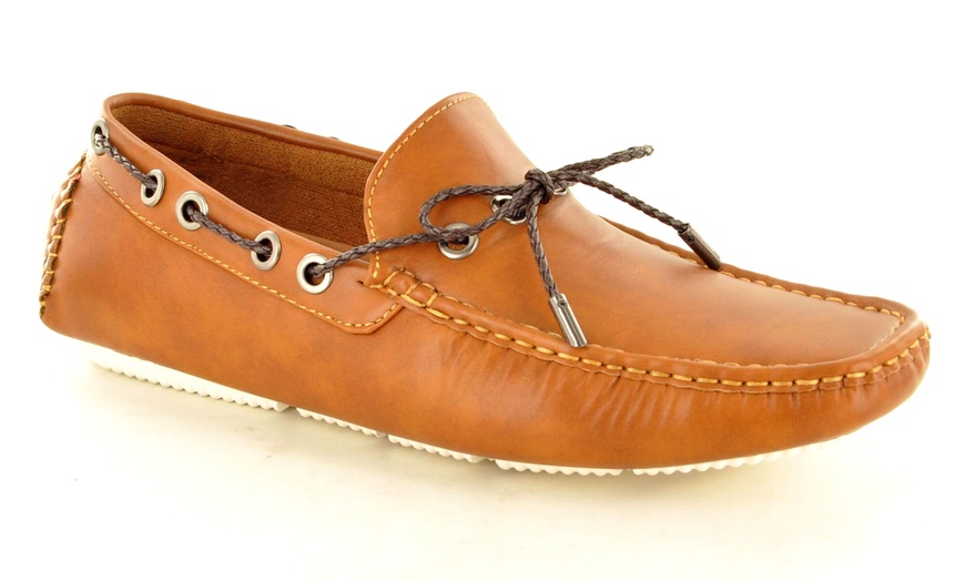 Image 26: Men's Lace-Up Loafers