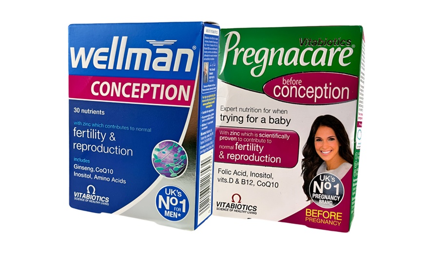 Image 1: Vitabiotics and Wellman Preganancy Care Tablets