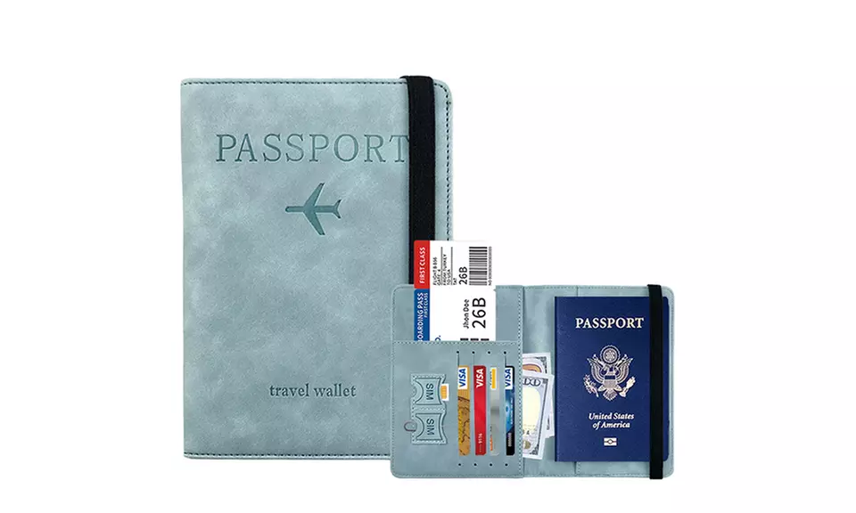 Reisepasshülle mit RFID-Schutz