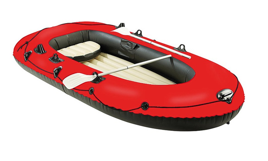 Image 1: Inflatable Paddle Boat